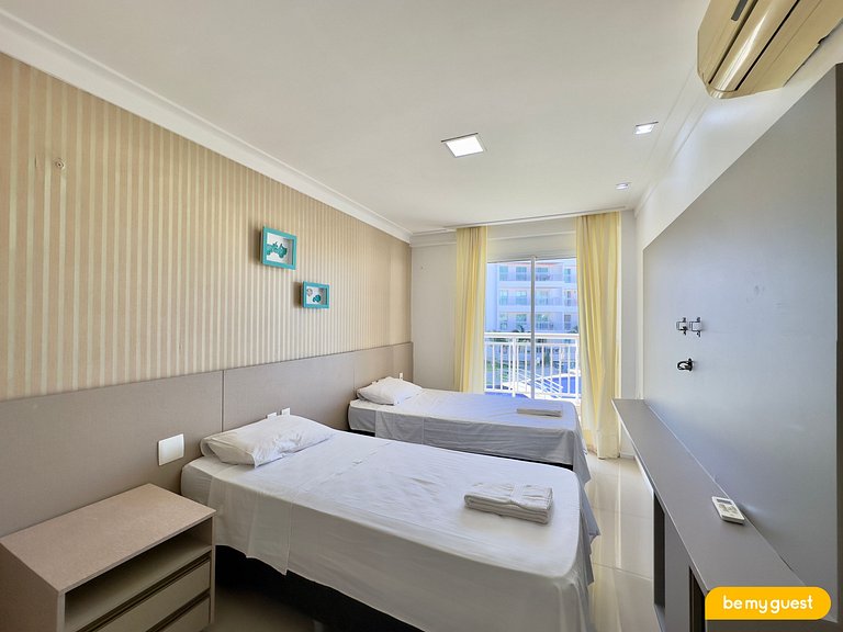 Apartamento Decorado no Solarium com banheira