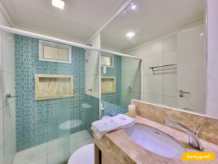 Apartamento Decorado no Solarium com banheira