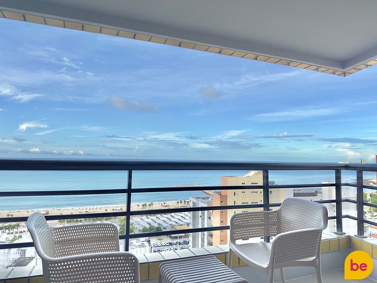 Apartamento decorado com vista mar linda