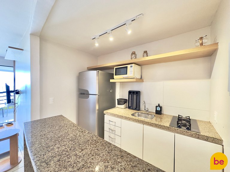 Apartamento decorado com vista mar linda