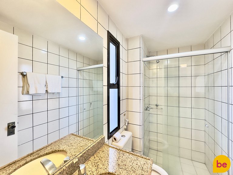 Apartamento decorado com vista mar linda