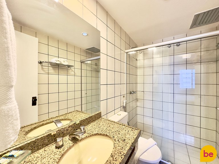 Apartamento decorado com vista mar linda