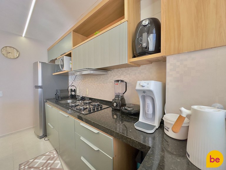 Apartamento novo de 2 Quartos com Vista Mar