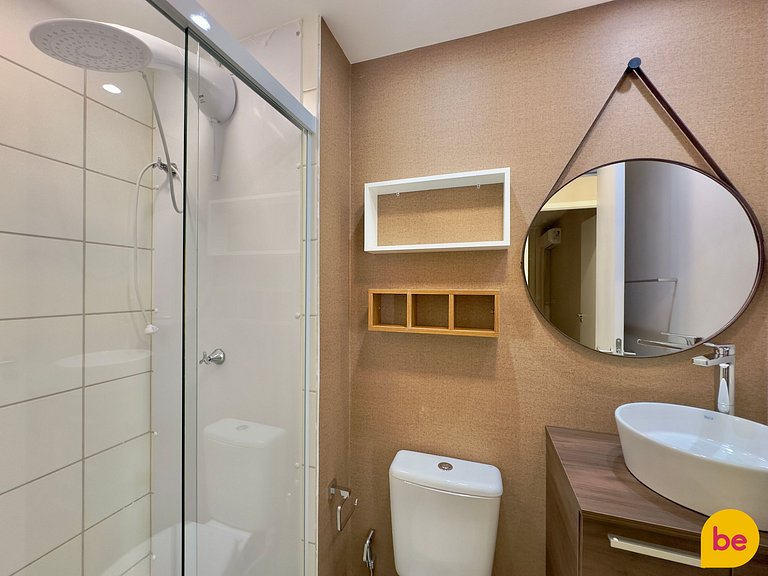 Apartamento novo de 2 Quartos com Vista Mar