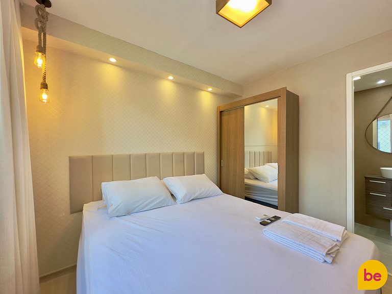 Apartamento novo de 2 Quartos com Vista Mar