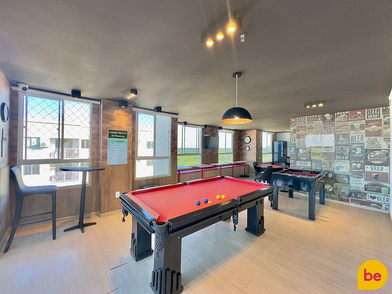 Apartamento novo de 2 Quartos com Vista Mar