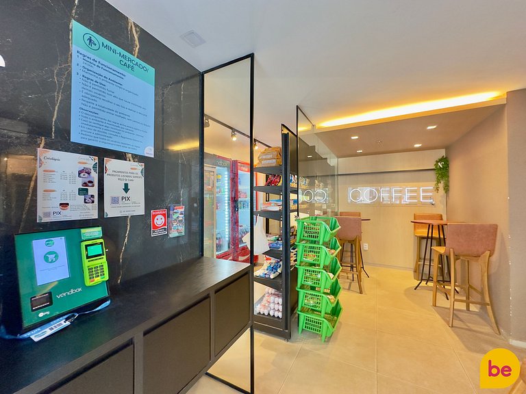 Apartamento novo de 2 Quartos com Vista Mar