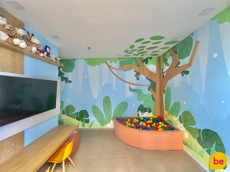 Apartamento novo de 2 Quartos com Vista Mar