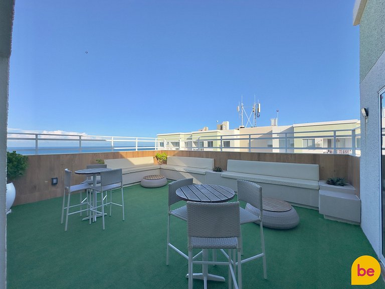 Apartamento novo de 2 Quartos com Vista Mar