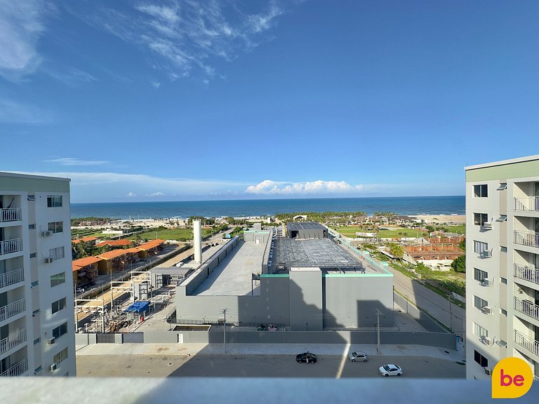 Lindo e completo apartamento com vista mar