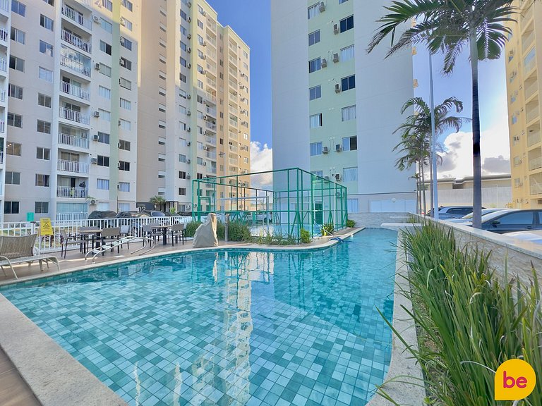 Apartamento novo de 2 Quartos com Vista Mar