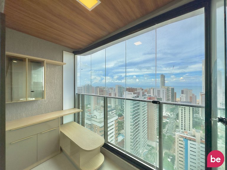 Studio Moderno Vista Mar | Beach Class Meireles