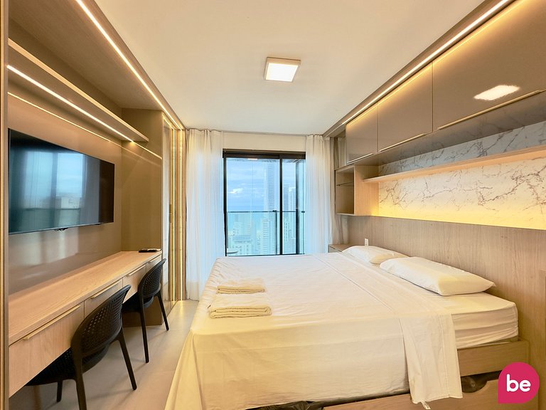 Studio Moderno Vista Mar | Beach Class Meireles