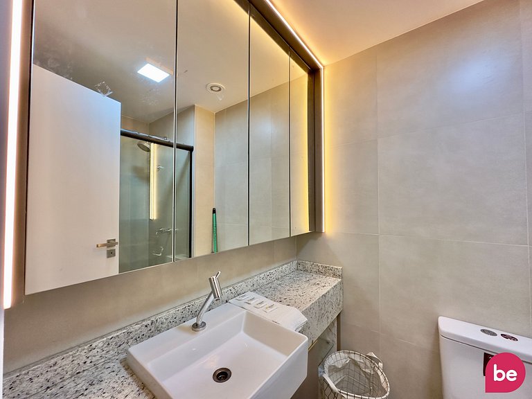 Studio Moderno Vista Mar | Beach Class Meireles