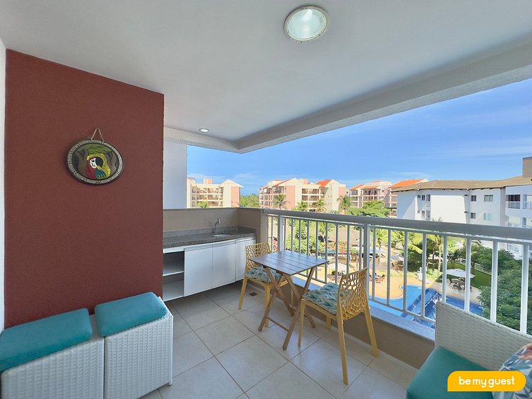 Apartamento 3 Quartos com Vista da Piscina
