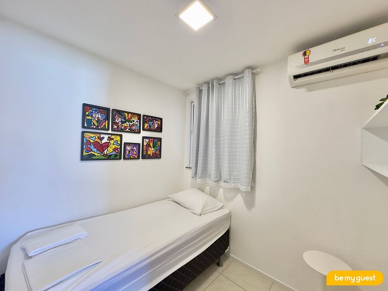 Apartamento 3 Quartos com Vista da Piscina