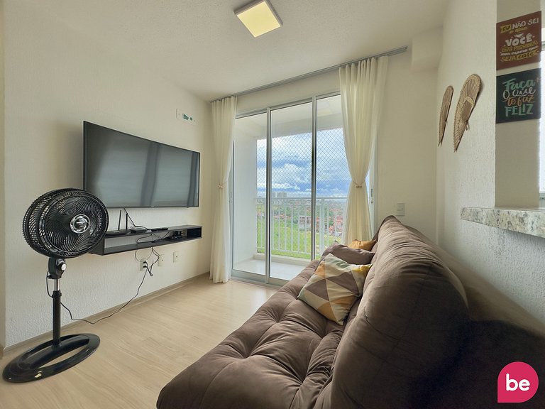 Apartamento completo ao lado da praia
