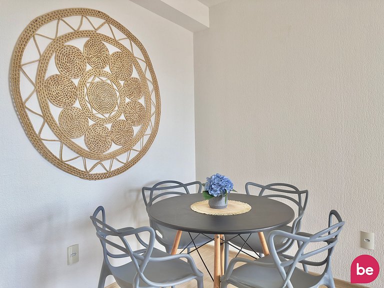 Apartamento completo ao lado da praia