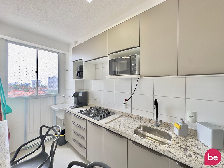 Apartamento completo ao lado da praia