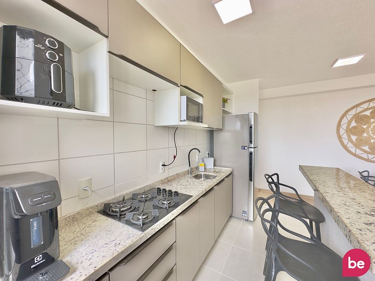 Apartamento completo ao lado da praia