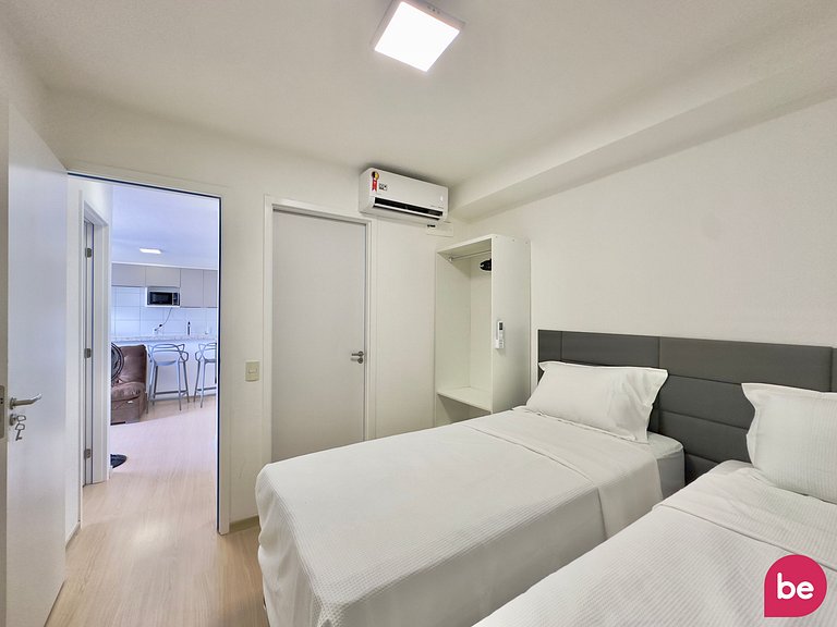 Apartamento completo ao lado da praia