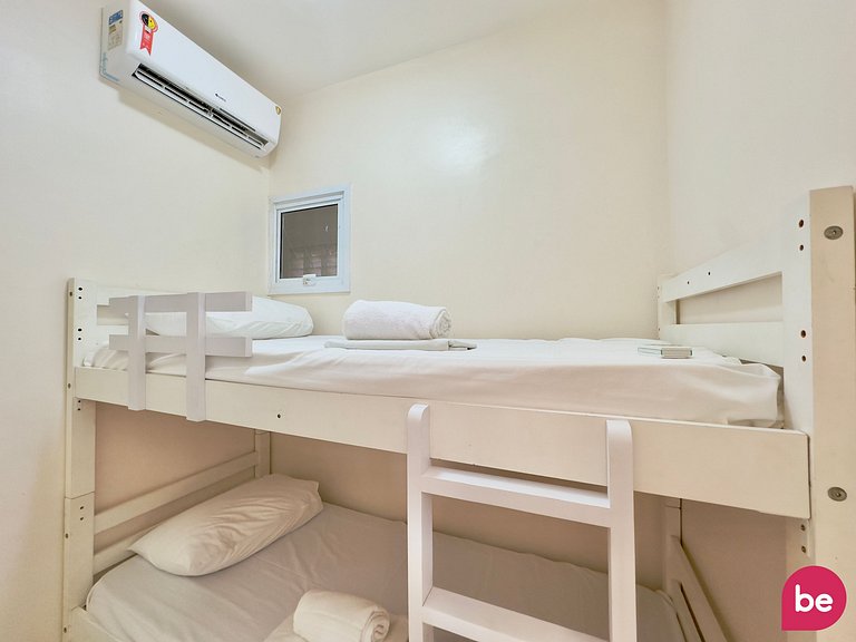 Apartamento completo com vista mar no Beach Living