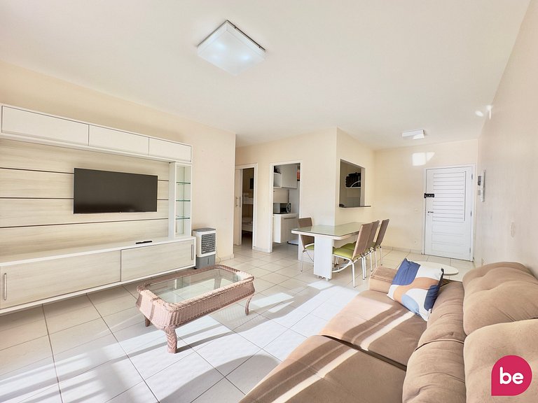 Apartamento completo com vista mar no Beach Living