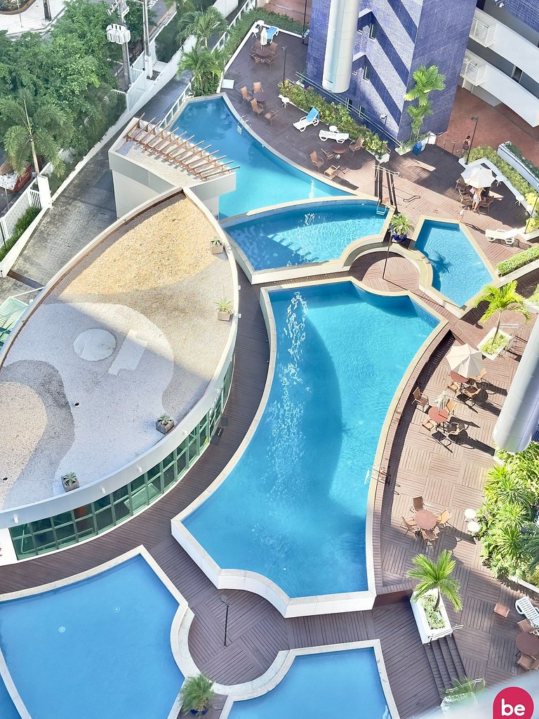 Apto completo e ideal no Beach Class Fortaleza