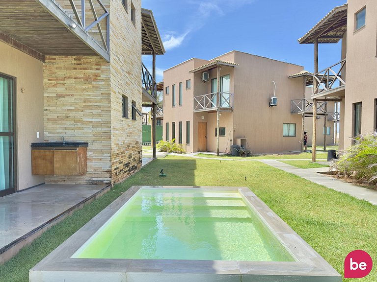 Duplex Pé na Areia com Piscina Privativa