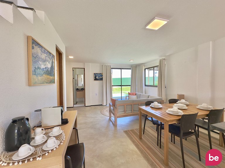 Duplex Frente-Mar com Piscina Privativa
