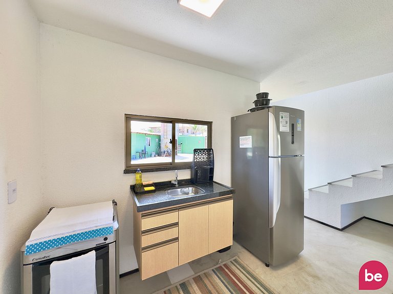 Duplex Frente-Mar com Piscina Privativa