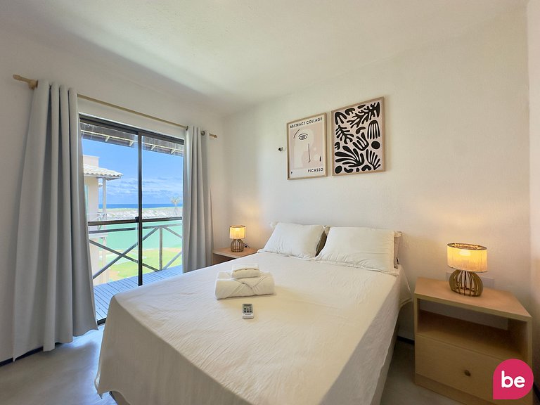 Duplex Frente-Mar com Piscina Privativa