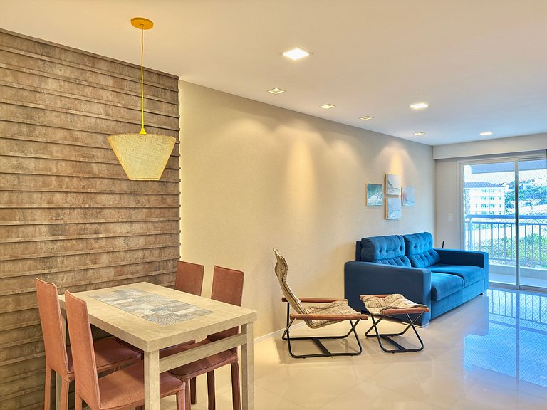 Apartamento completo e decorado no Porto das Dunas
