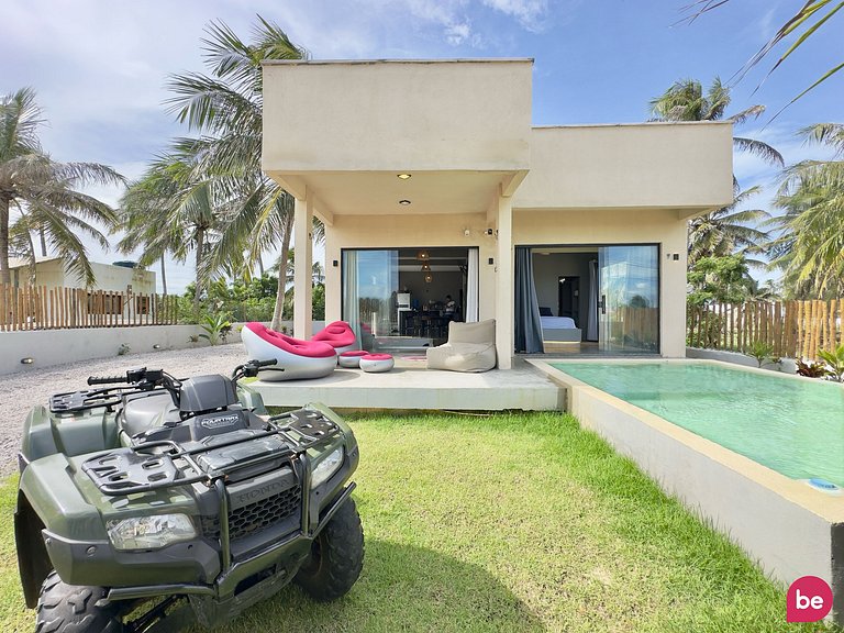 Casa com Piscina e Terraço na Praia do Guajiru