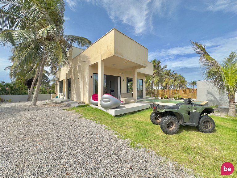 Casa com Piscina e Terraço na Praia do Guajiru