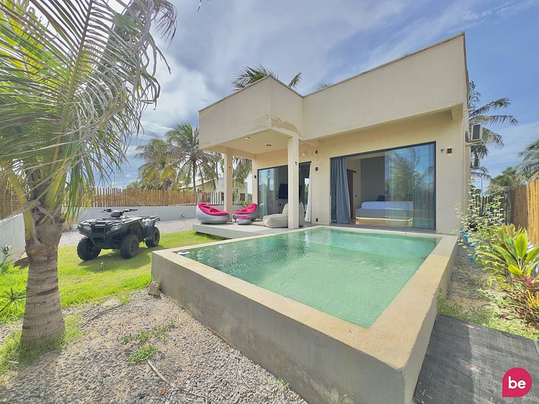 Casa com Piscina e Terraço na Praia do Guajiru