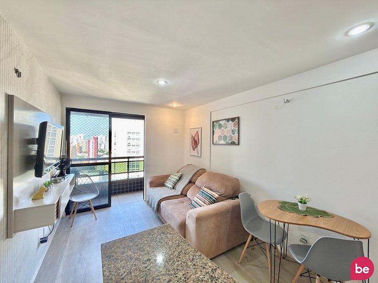 Flat ideal com localização perfeita