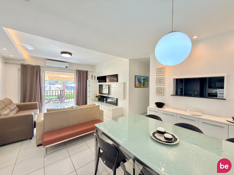 Apto térreo sofisticado no Beach Living