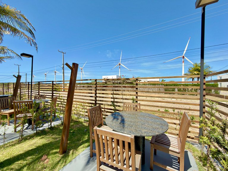 Lindo Loft em resort com acesso a praia
