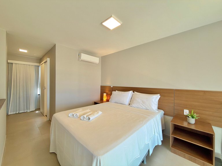 Lindo Loft em resort com acesso a praia