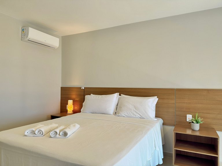 Lindo Loft em resort com acesso a praia