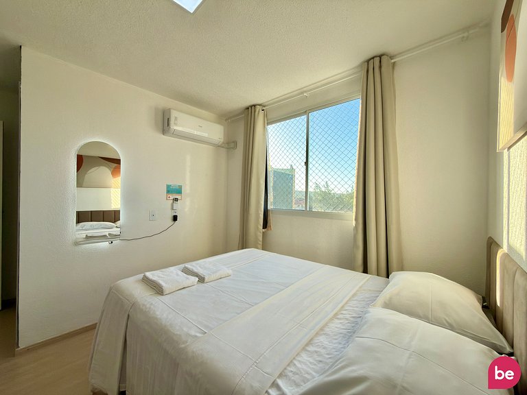 Apartamento Novo de 2 Quartos no Vista Mar