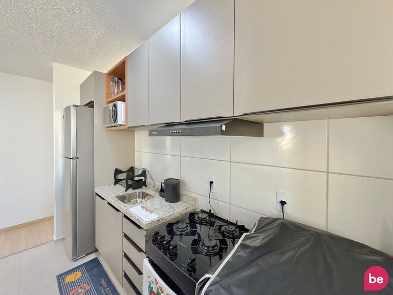 Apartamento Novo de 2 Quartos no Vista Mar
