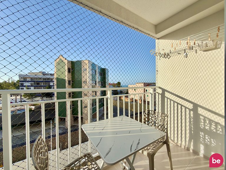 Apartamento Novo de 2 Quartos no Vista Mar