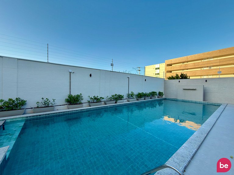 Apartamento Novo de 2 Quartos no Vista Mar