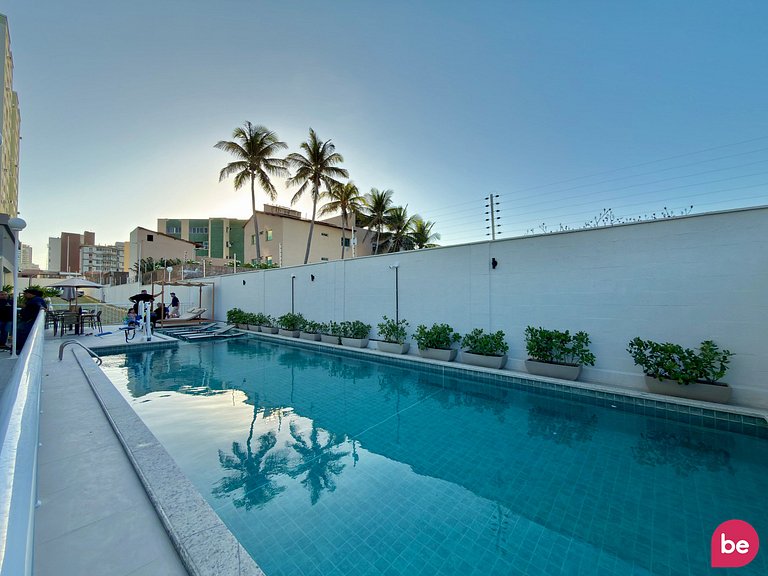 Apartamento Novo de 2 Quartos no Vista Mar