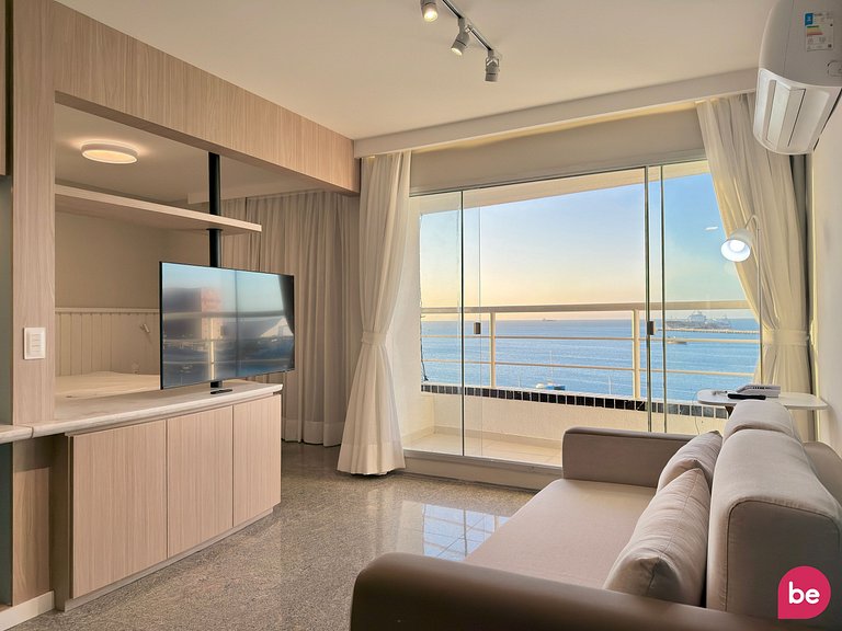 Apto ideal com Vista Panorâmica para o Mar