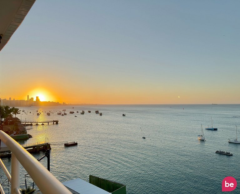 Apto ideal com Vista Panorâmica para o Mar