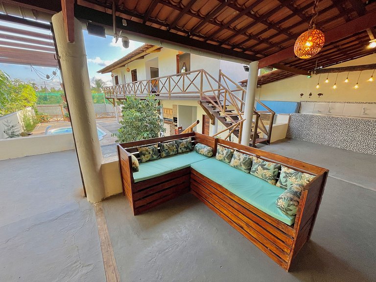 Casa grande com piscina em Icaraí de Amontada